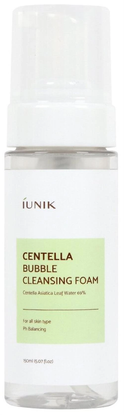 IUNIK пенка для умывания Centella Bubble Cleansing Foam