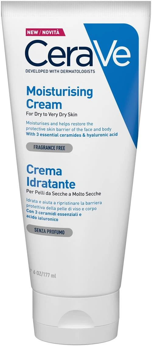 CeraVe Крем для лица и тела Moisturising Cream Увлажняющий для сухой и очень сухой кожи лица и тела