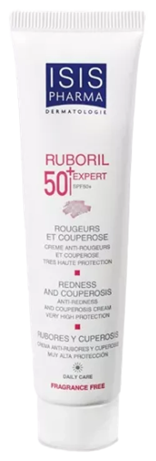 ISISPHARMA Ruboril Expert 50+ Дневной тонирующий крем для лица от покраснений с SPF50+