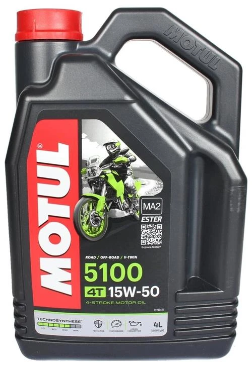 Минеральное моторное масло Motul 5100 4T 15W50