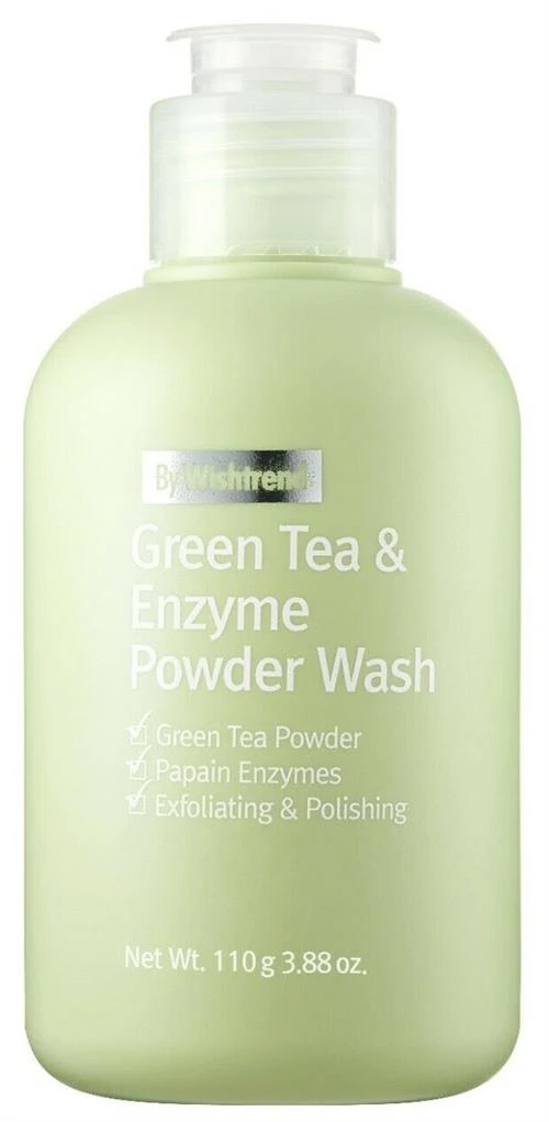 By Wishtrend энзимная пудра с зелёным чаем Green Tea & Enzyme Powder Wash