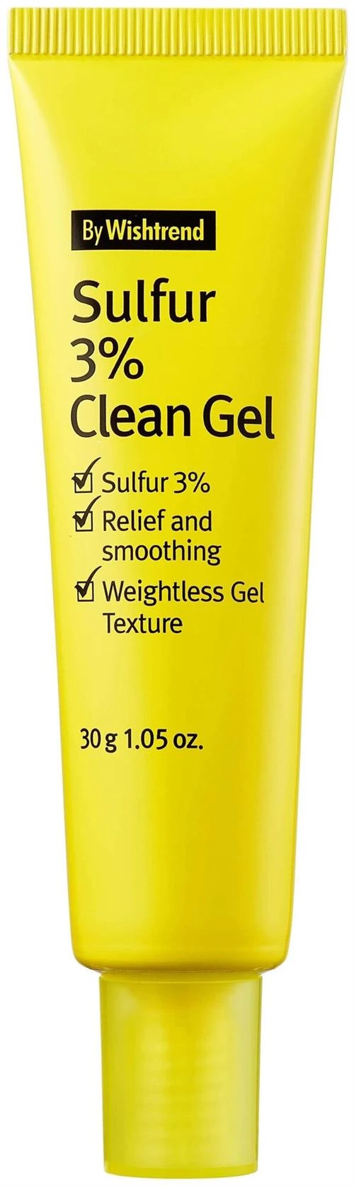 By Wishtrend Sulfur 3% Clean Gel Локальный гель для лица против акне с серой