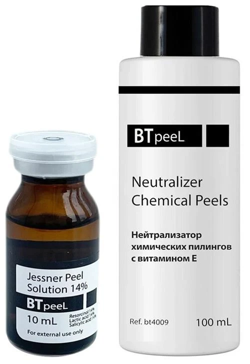 BTpeel пилинг Джесснера Jessner Peel Solution 14% + нейтрализатор химических пилингов Neutralizer Chemical Peels