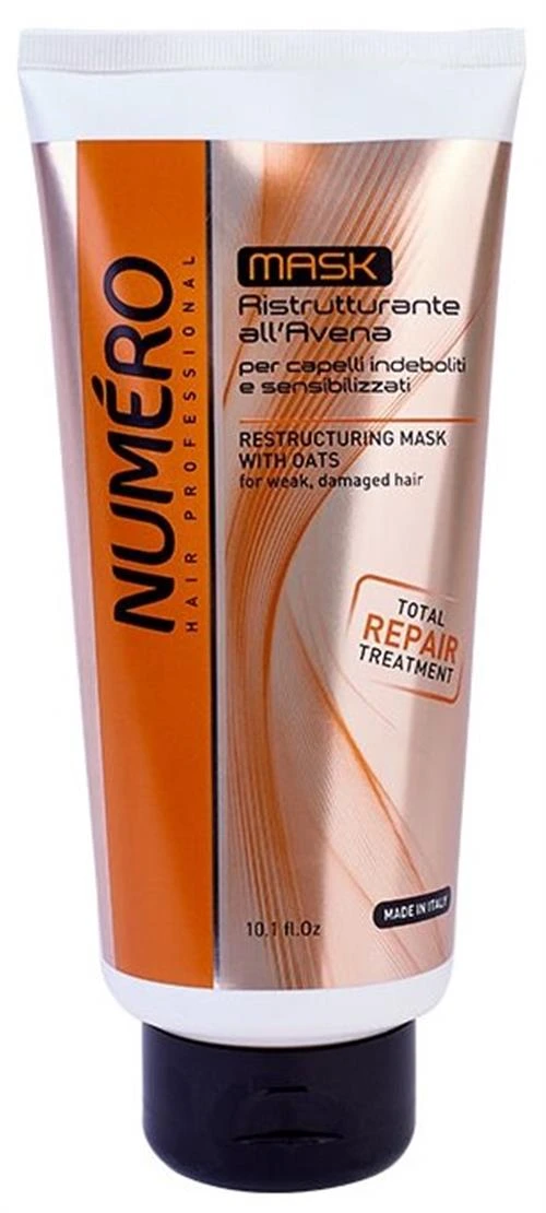 Brelil Professional Numero Numero Restructuring Mask With Oats Восстанавливающая маска для волос