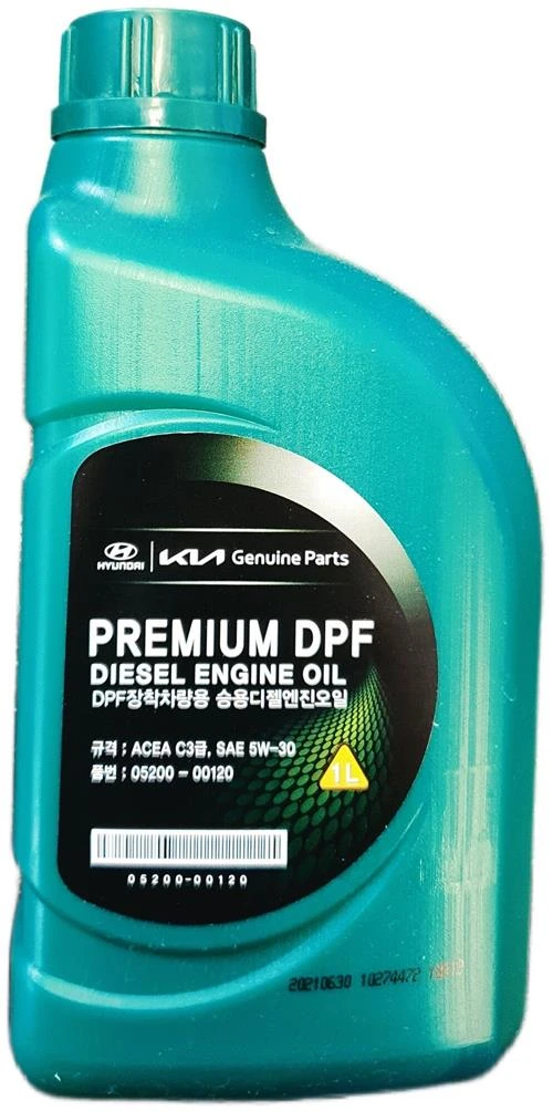 HYUNDAI/KIA Моторное масло Premium DPF Diesel 0520000120, (1л)