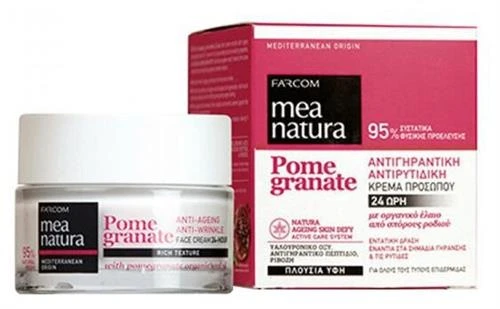 Крем Mea Natura Pomegranate Anti-Ageing, Anti-Wrinkle 24-Hour Face Cream для лица