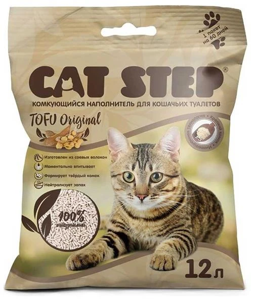 Комкующийся наполнитель Cat Step Tofu Original