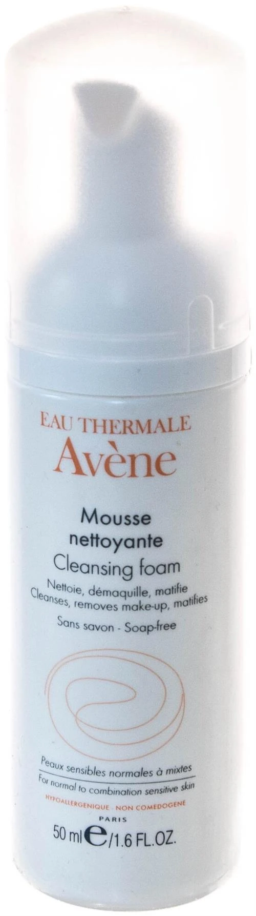 AVENE очищающая пенка для лица и области вокруг глаз