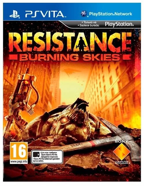 Игра Resistance: Burning Skies для PlayStation Vita, картридж