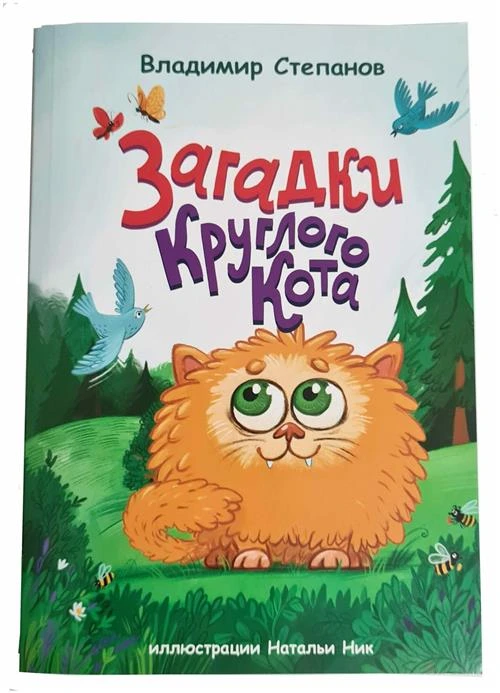 Загадки круглого кота. Развивающая книга для малышей от 2х лет. +раскраска