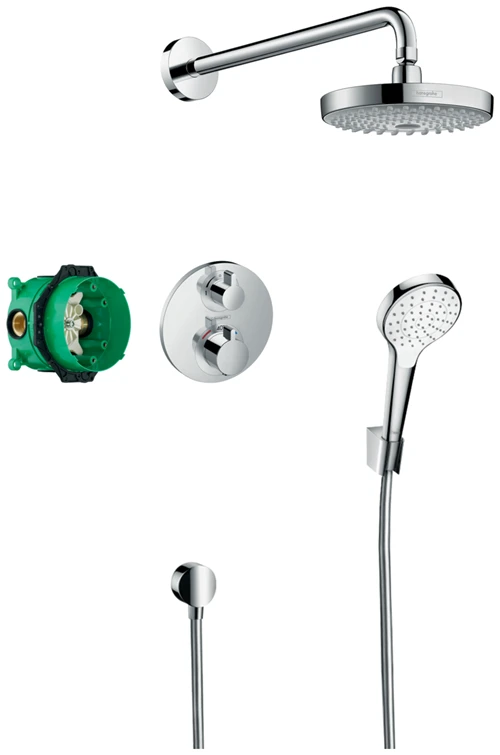 Душевой гарнитур hansgrohe Croma Select S / Ecostat S 27295000,