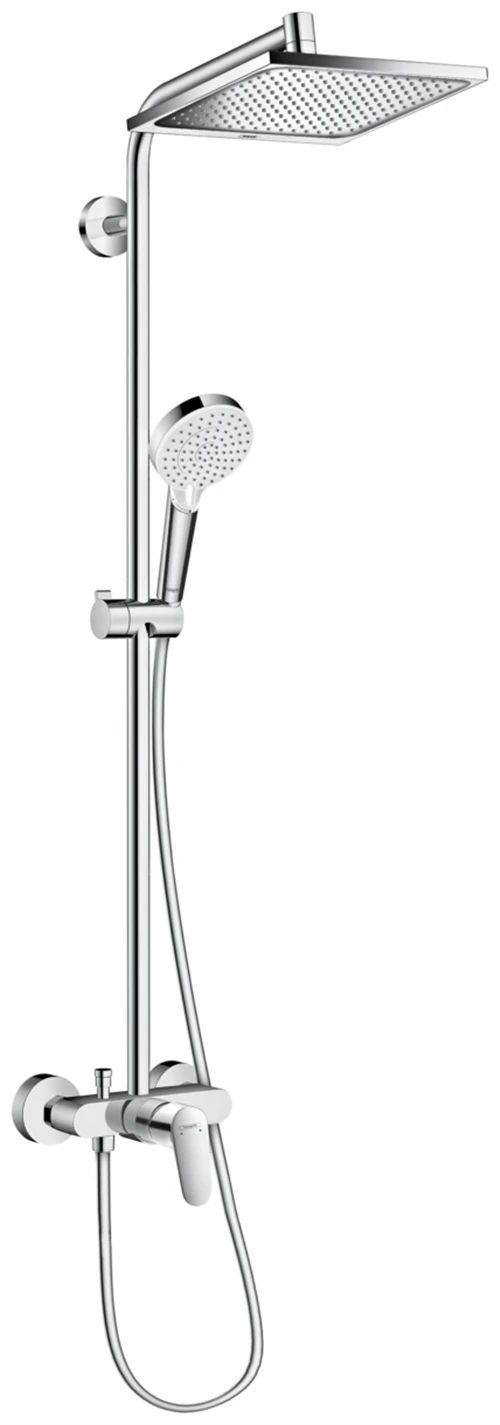 Душевая стойка hansgrohe Crometta E 240 1jet Showerpipe 27284000,