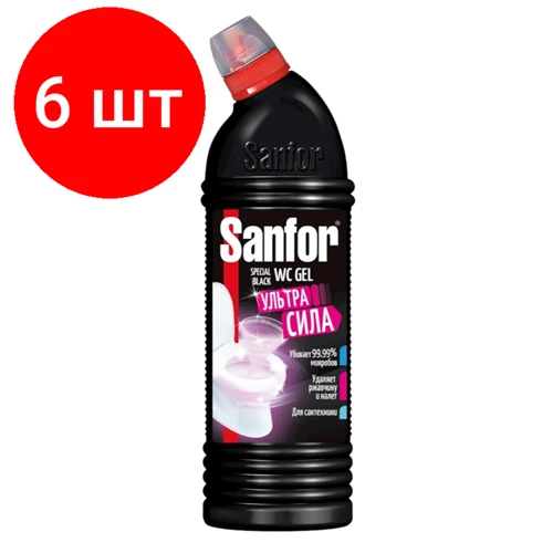 Гель для унитаза Special Black Sanfor