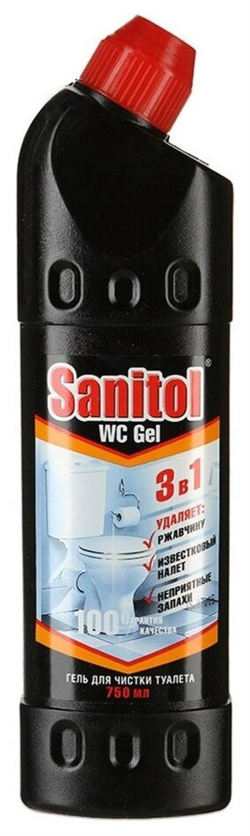 Гель для чистки туалета 3 в 1 Sanitol