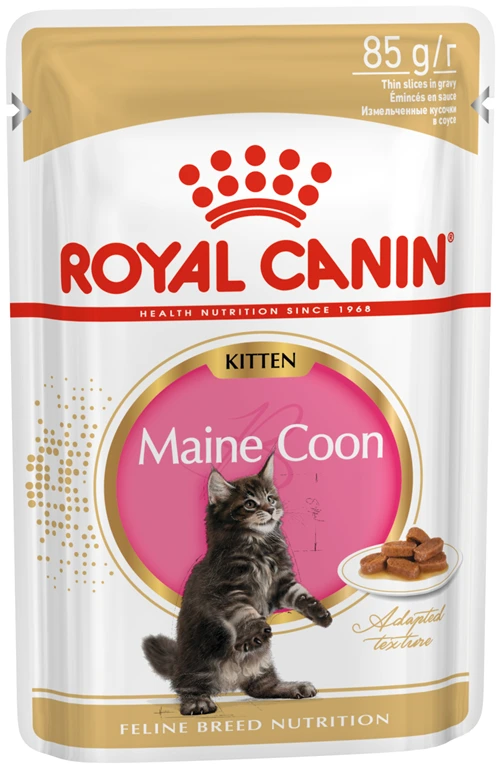 Влажный корм для котят Royal Canin Мейн-кун (кусочки в соусе)