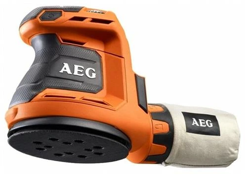 Аккумуляторная эксцентриковая шлифмашина AEG BEX 18-125-0 коробка, без аккумулятора