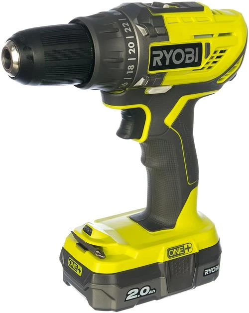 Аккумуляторная дрель-шуруповерт RYOBI R18DD3-220S