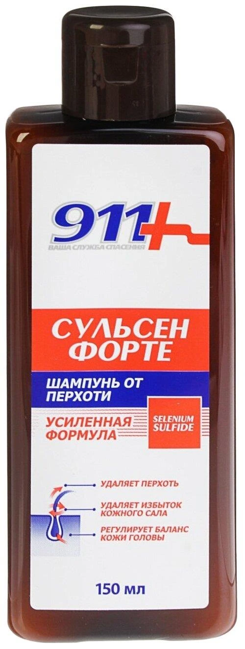 911+ шампунь Сульсен Форте против перхоти