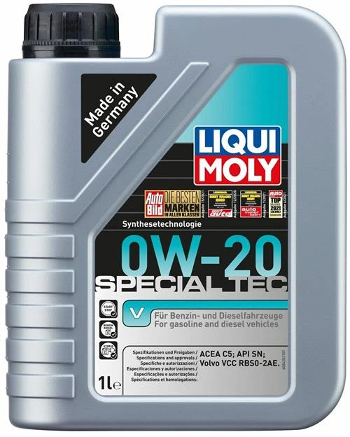 HC-синтетическое моторное масло LIQUI MOLY Special Tec V 0W-20