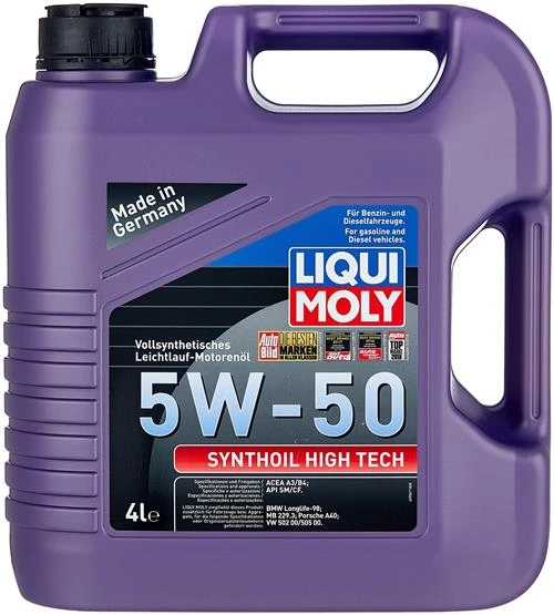 HC-синтетическое моторное масло LIQUI MOLY Synthoil High Tech 5W-50