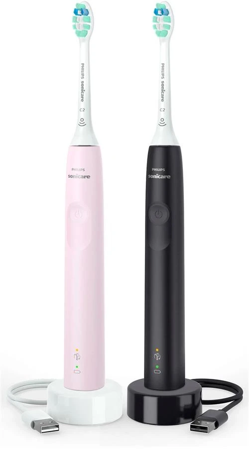 Электрическая зубная щетка Philips Sonicare 3100 series HX3675/15 с насадками C2