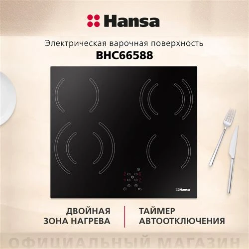 Электрическая варочная панель Hansa BHC66588