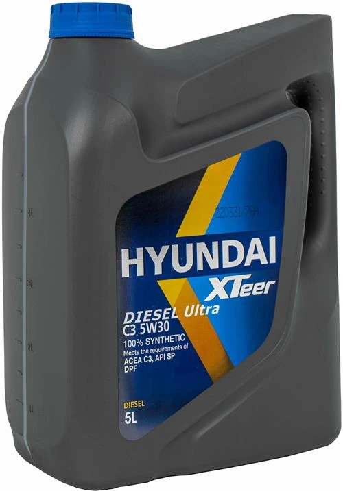 HC-синтетическое моторное масло HYUNDAI XTeer Diesel Ultra C3 5W-30