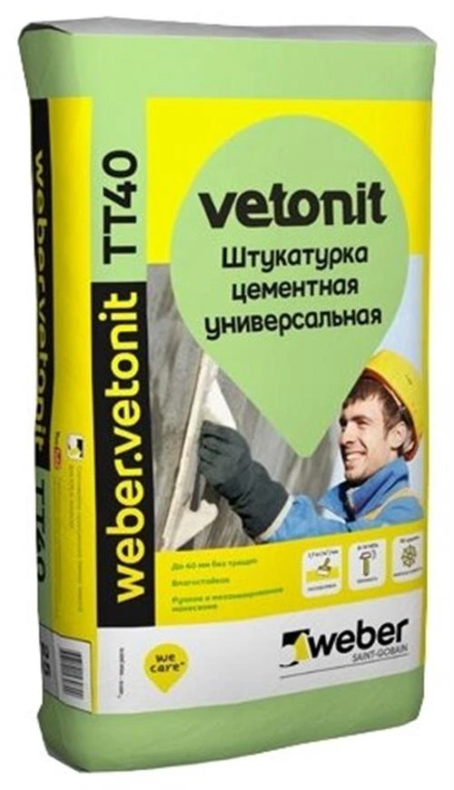 Штукатурка Weber Vetonit TT40