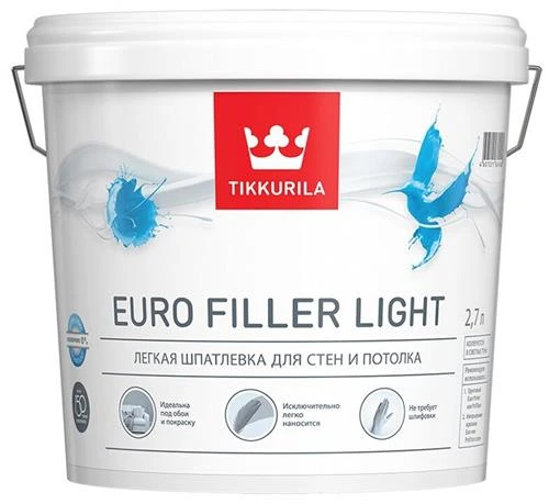 Шпатлевка Tikkurila Euro Filler Light