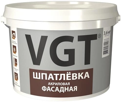 Шпатлевка VGT акриловая фасадная