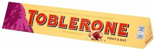 Шоколад Toblerone Fruit & Nut молочный