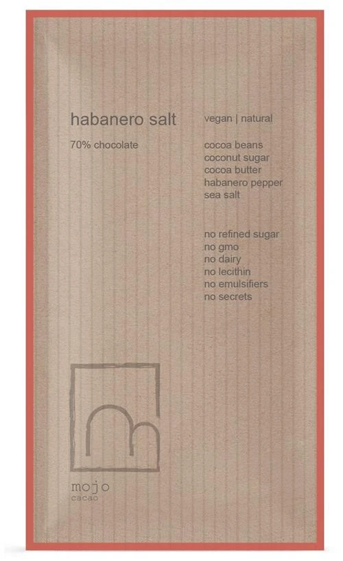 Шоколад Mojo Cacao "Habanero Salt" горький